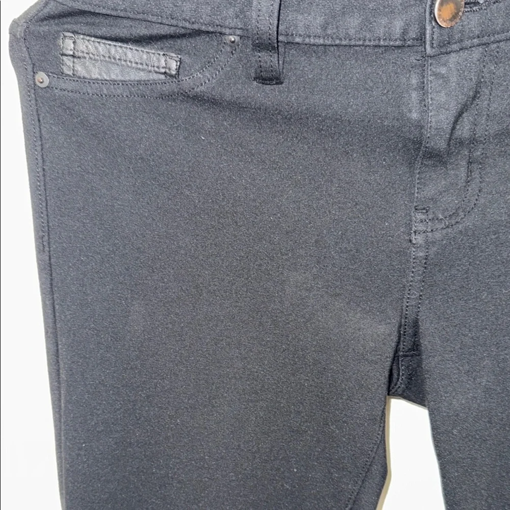 Calvin Klein Jeans Ankle Pant Straight Leg High Rise Pockets Black Womens size 4 - Picture 4 of 9
